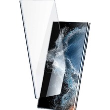 Wowlett Samsung Galaxy S22 Ultra ile Uyumlu Benks Tam Kaplama Ultra Koruma Cam Ekran Koruyucu