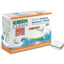 U Green Clean Bitkisel Bulaşık Makinesi Tableti 30 Adet + Makine Temizleyici 250 ml