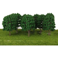 Flower World 10 Parça Modeli Yeşil Ağaç Tren Demiryolu Sokak Parkı Peyzaj Tasarım Ho Ölçeği (Yurt Dışından)