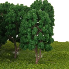 Flower World 10 Parça Modeli Yeşil Ağaç Tren Demiryolu Sokak Parkı Peyzaj Tasarım Ho Ölçeği (Yurt Dışından)