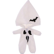 Tashow 1/6 Cadılar Bayramı Beyaz Ghost Tulum Bodysuit ile Büyük Şapka Kıyafet 12 '' Blythe Bebek Giyim Kostüm (Yurt Dışından)