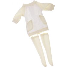 Tashow Moda Bebek Elbise ve Çorap 1/6 12 '' Blythe Bebek Giysileri Açık Sarı (Yurt Dışından)