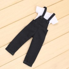 Tashow 1/6 Moda Bebek Giyim El Yapımı Rahat T-Shirt + Askı Pantolon Değiştirme (Yurt Dışından)