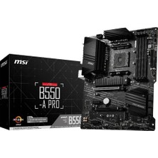 Msi AMD B550-A Pro DDR4 4400(OC) HDMI VGA Dp 2 Am4 Usb3.2 Matx