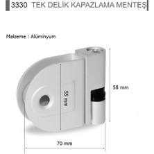 Eym Tek Delik Kapazlama Menteşe 3330