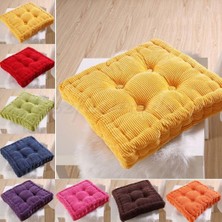 Remiel 40 cm Tatami Yastık Sqaure Kalınlaşmak Yastık Kat Yoga Sandalye Koltuk Mat Mor (Yurt Dışından)