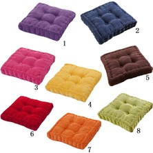 Remiel 40 cm Tatami Yastık Sqaure Kalınlaşmak Yastık Kat Yoga Sandalye Koltuk Mat Mor (Yurt Dışından)