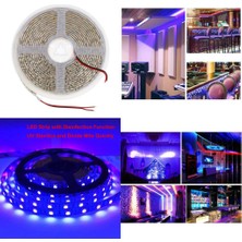 Remiel Uv Siyah Işık LED Şerit Ultraviyole Floresan Fikstür Halat Aydınlatma Dekor 12 V 5050 (Yurt Dışından)