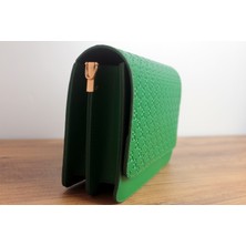 Fatozel Çanta Petek Kalın Askılı Yeşil Çanta FT-0001