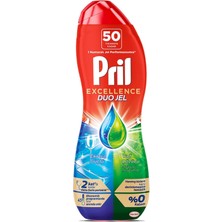 Pril Excellence Duo Gold Jel 50 Yıkama 900 ml