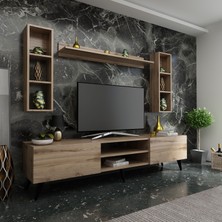 Myniture Ideal Tv Ünitesi + Duvar Rafı Q7009-3 Çırağan