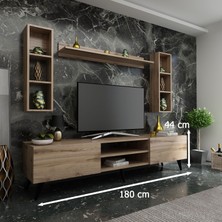 Myniture Ideal Tv Ünitesi + Duvar Rafı Q7009-3 Çırağan