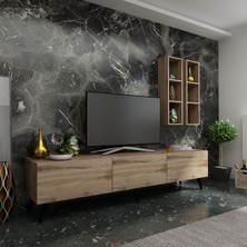 Myniture Ideal Tv Ünitesi + Duvar Rafı Q7003-3 Çırağan