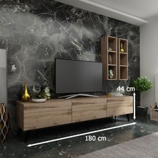 Myniture Ideal Tv Ünitesi + Duvar Rafı Q7003-3 Çırağan