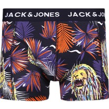 Jack & Jones 3'lü Desenli Boxer Paketi