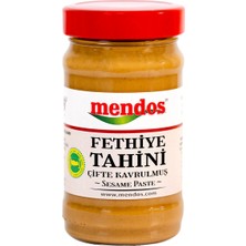 Mendos Çifte Kavrulmuş Fethiye Tahini Yerli Susam 300 gr Cam Kavanoz