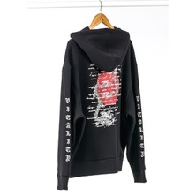 Jahr Marc Dragon Baskılı Siyah Oversize Kadın Sweatshirt