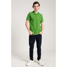 JAHR MARC Yeşil Erkek Polo Yaka T-shirt