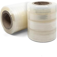Voice Mini Palet Streç  2'li El Streç 17 Mikron 12CMX200 Streç 600 gr Dilimli Streç