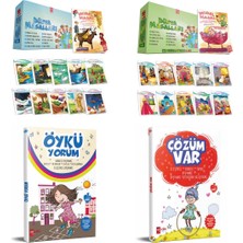 1. Sınıf  Dünya Masalları 1 ve 2 Serisi 10'lu Hikaye + Öykü Yorum + Çözüm Var