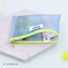 Evocase Makyaj Çantası Turkuaz Set (Solingen Cımbız + Tırnak Törpüsü)