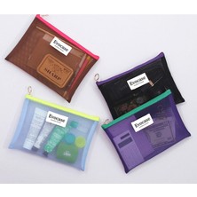 Evocase Makyaj Çantası Turkuaz Set (Solingen Cımbız + Tırnak Törpüsü)
