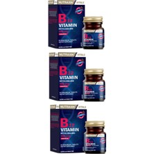 Vitamin B12 1000 Mcg 60 Dilaltı Tableti X3 Adet
