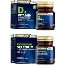 Mineral Takviyesi Selenium 100 Mcg 100 Tablet + D3 Vitamini 120 Tablet