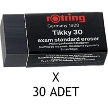 Rotring Tikky Sınav Silgi 30 Adet No:30 Toz Bırakmayan Özellikte İdeal Silgi