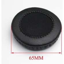 Nanlly Evrensel Yedek Kulaklık Kulak Pad Yastık Örtüsü Earpads Siyah 65MM (Yurt Dışından)