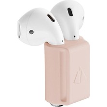 Nanlly Apple Airpod Pembe Için Taşınabilir Anti-Kayıp Kayış Silikon Kılıf (Yurt Dışından)