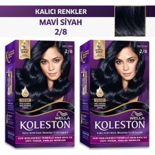 Wella Koleston Kit Saç Boyası 2/8 Mavi Siyah 2x Paket