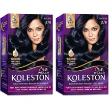 Wella Koleston Kit Saç Boyası 2/8 Mavi Siyah 2x Paket