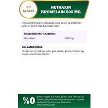 Nutraxin Herbal Bromelain 500 Mg 60 Tablet