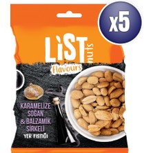 List Flavours Karamelize Soğan & Balzamik Sirkeli Yer Fıstığı 5 x 150 G