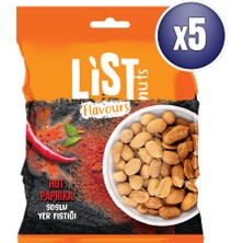 List Flavours Hot Paprika Soslu Yer Fıstığı 5 x 150 G