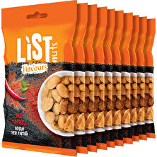 List Flavours Hot Paprika Soslu Yer Fıstığı 10 x 30 G