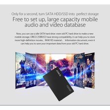 Orıco 2588US3-BK USB 3.0 Harici Hard Disk Kutusu, Uasp Destekli, Siyah