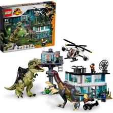 LEGO® Jurassic World Giganotosaurus ve Therizinosaurus Saldırısı 76949 - Çocuklar Için Oyuncak Yapım Seti (658 Parça)