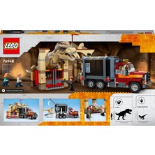 LEGO® Jurassic World# T. rex ve Atrociraptor Dinozor Kaçışı 76948 - 8 Yaş ve Üzeri Çocuklar için Oyuncak Yapım Seti (466 Parça)