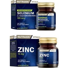 Çinko Takviyesi 15 Mg 100 Tablet + Selenyum Takviyesi 100 Mcg 100 Tablet