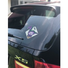 Baluna Girls In Car Dino Araba Sticker