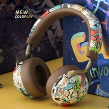 SZYKD VJ086 Graffiti Kulaklık Kablosuz Spor Bluetooth Kulaklık   (Yurt Dışından)