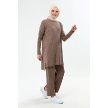 İlmek Kadın Saç Örgülü Pantolon & Tunik Ikili Takım 4278