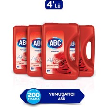 ABC Yumuşatıcı  Aşk 5 lt 4'lü Set