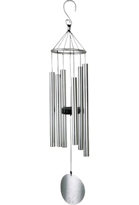 IENIN 6 Metal Tüpler Çan Pencere Bahçe Rüzgar Chime Ev Dekor Gümüş (Yurt Dışından)