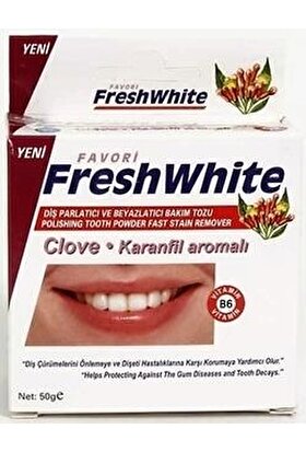 Fresh White Avantajlı Diş Parlatıcı ve Bakım Tozu Paketi 3lü Set Gkh