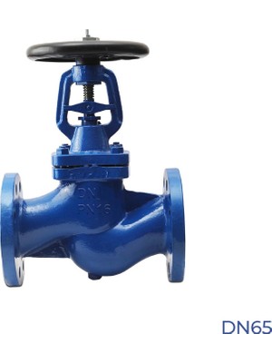 Termo Metal Körüklü Glob Vana Pik DN65 PN16 Fl