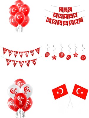 Party Country 23 Nisan Süsleme Seti