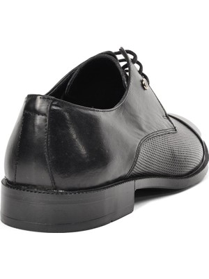 Pierre Cardin Siyah Hakiki Deri Erkek Klasik Ayakkabı